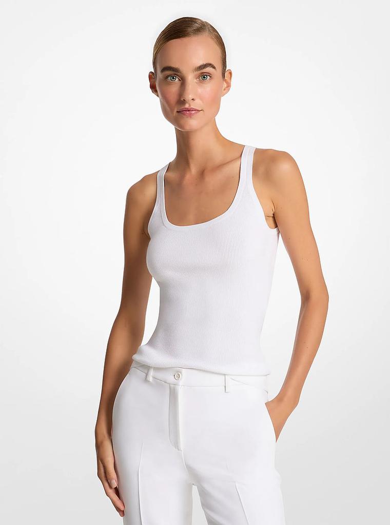 Alo Ribbed Prosper Tank - White - Lingerie - Compare Prices from 4