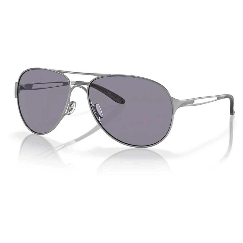 Oakley Oakley Caveat Women's Silver Aviator Sunglasses 1