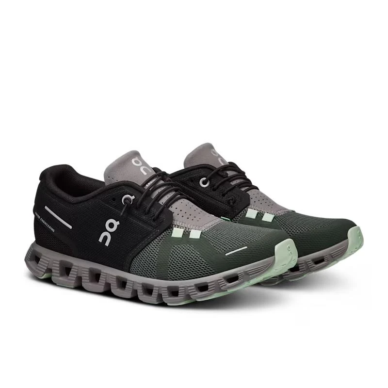 On On Cloud 5 59-98158 Sneakers Women's 5 Black Lead Athletic Running Shoes KHD2392 1