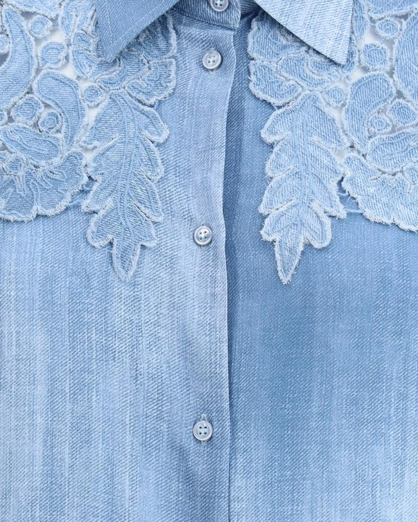 ERMANNO Embroidered denim Shirt 3