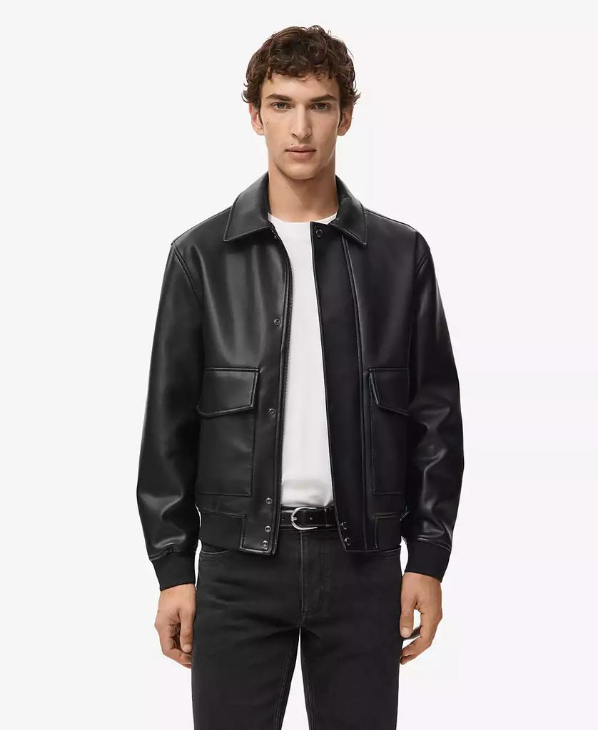 Black Vegetable A-2 Leather Jacket – On Sale Now with Up to 34