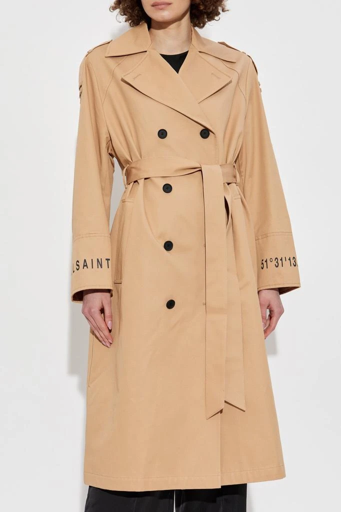 ALL SAINTS Allsaints Classic Belted Trench Coat 3