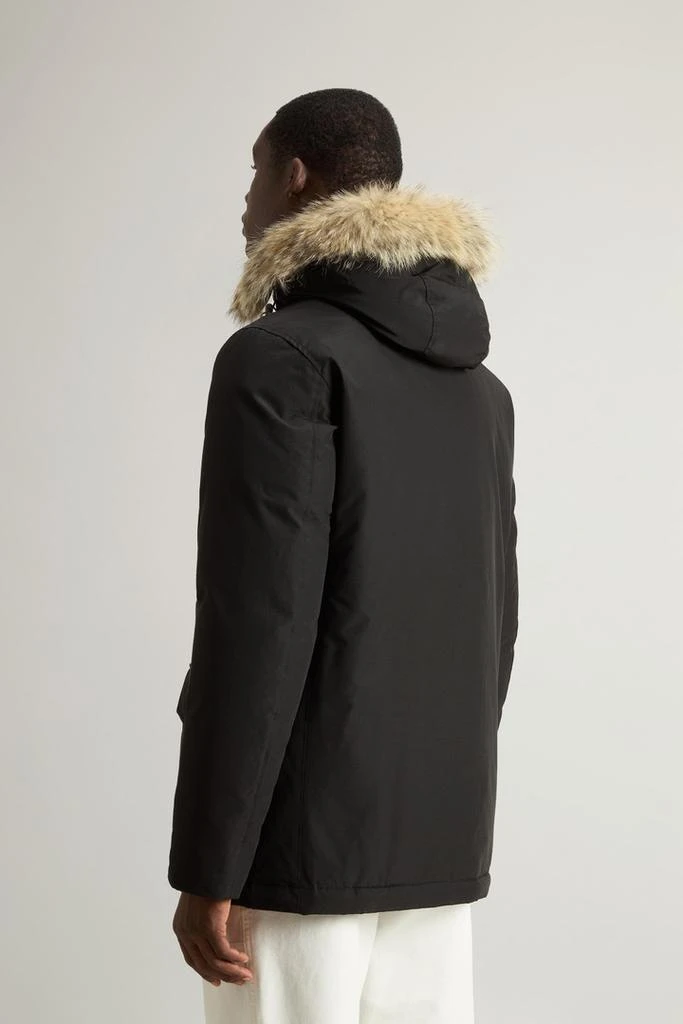 Woolrich Arctic Anorak in Ramar Cloth with Detachable Fur - Men - Black 3