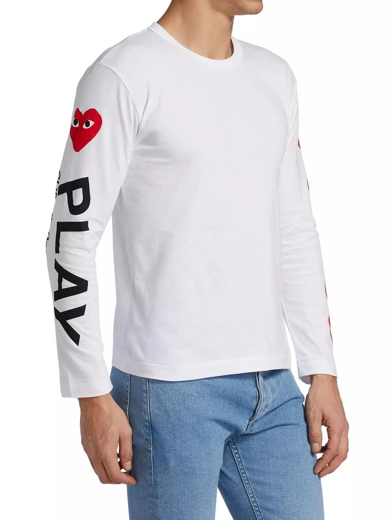 Comme des Garcons Multi-Heart Long-Sleeve T-Shirt 4