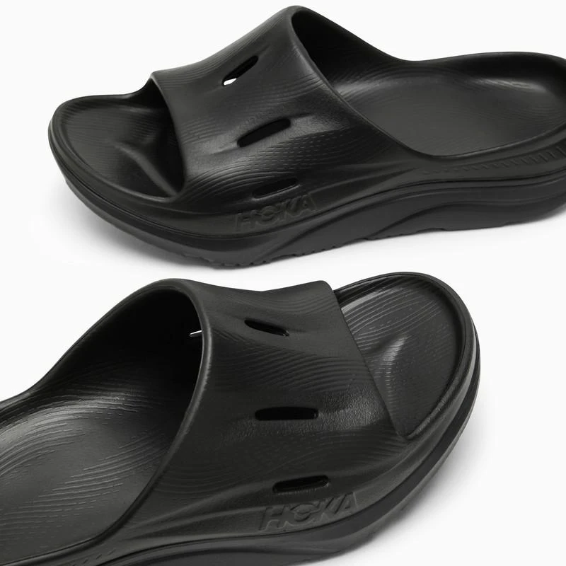 Hoka One One Black Ora Recovery Slide 3 5