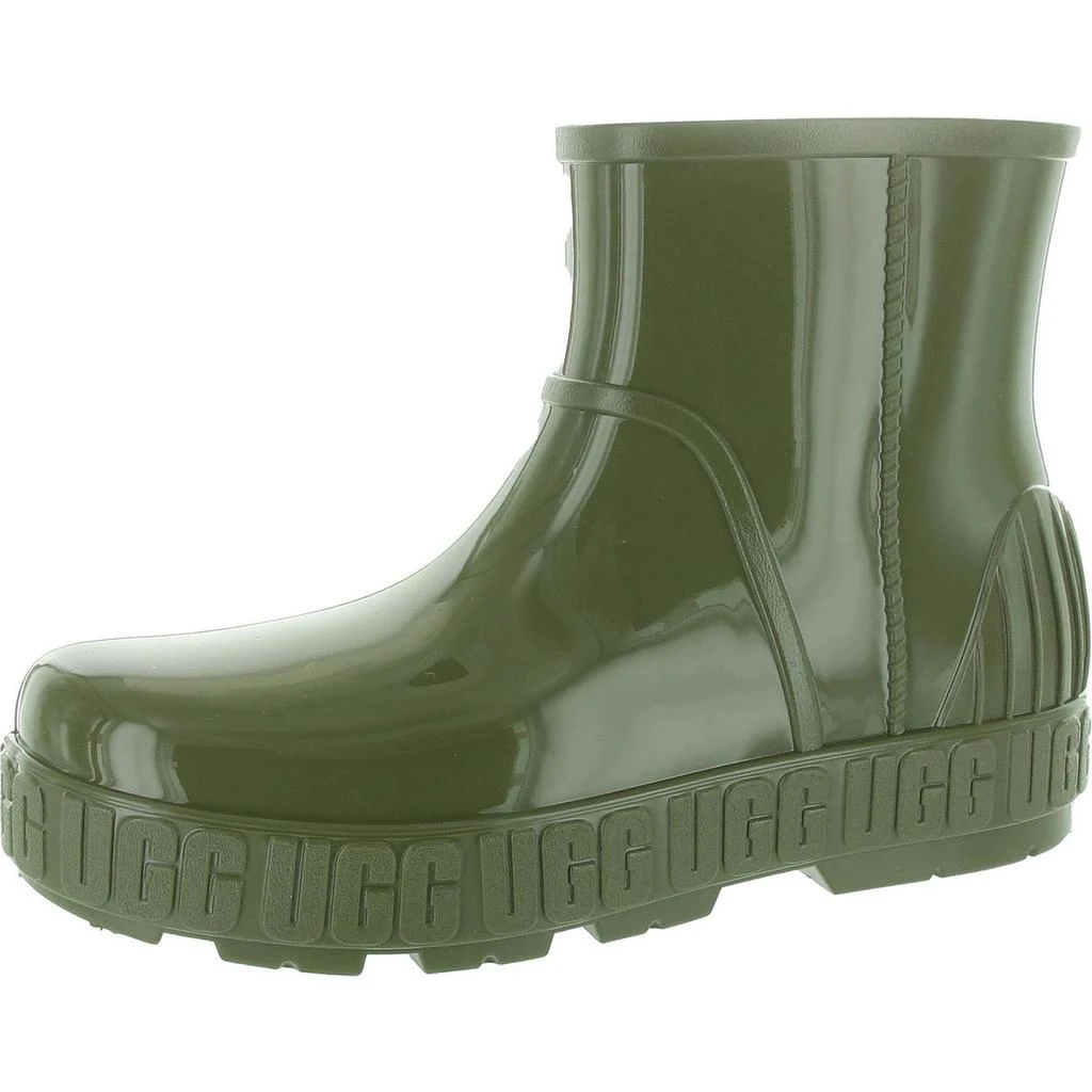 UGG Drizlita  Womens Patent Leather Ankle Rain Boots 1