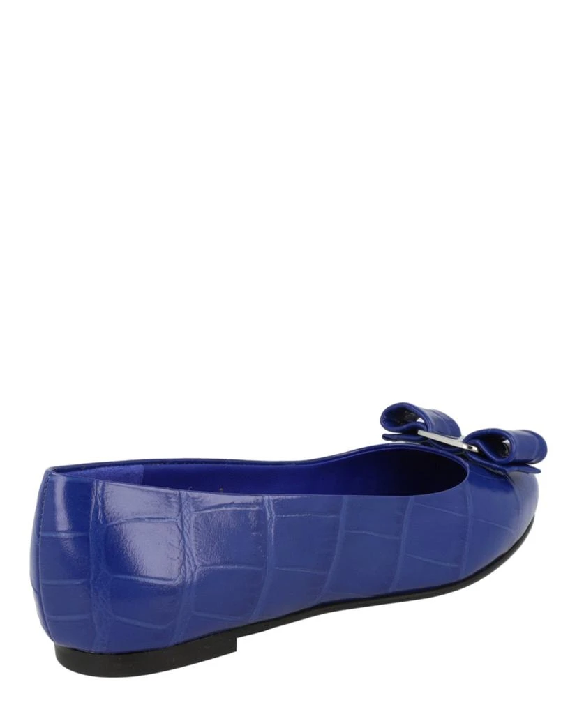 Salvatore Ferragamo Varina Croc Ballet Flats 3