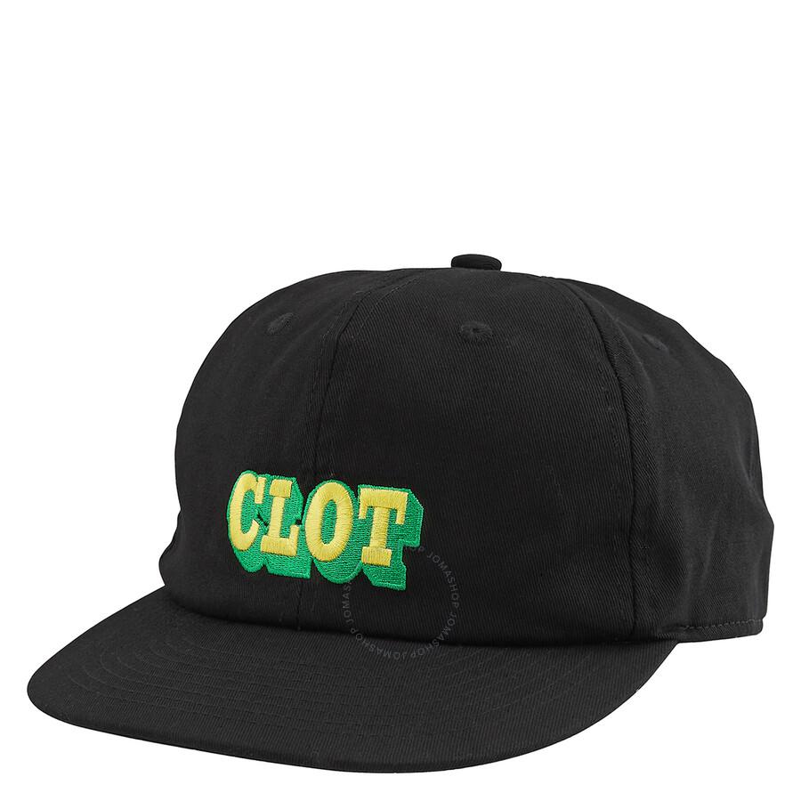 Clot Men's Black Black Logo Dad Cap