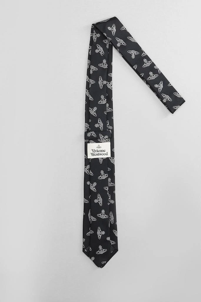 Vivienne Westwood Tie Cm 7 Tie In Black Silk 3