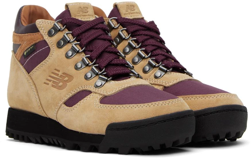 New Balance Tan & Burgundy ALD Edition Rainier Boots 4