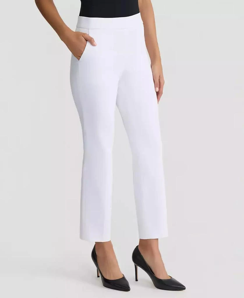 Kasper Women
s Stretch Twill Cropped Pull-On Pants 10