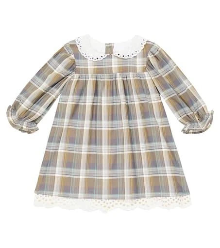 C'era Una Volta Frankie checked cotton dress 1