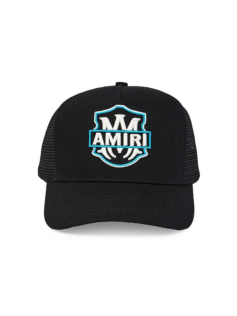 AMIRI Black 'Amiri' Core Logo Trucker Cap - Hats - BeyondStyle