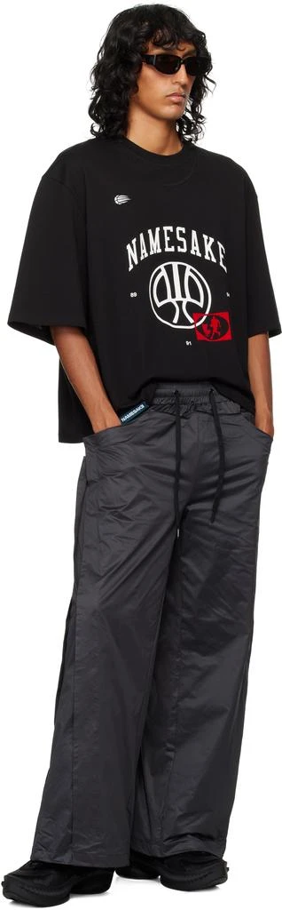 NAMESAKE Black Wolves Wide Leg Trousers 4