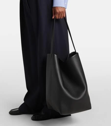 The Row Park Large N/S leather tote bag 7