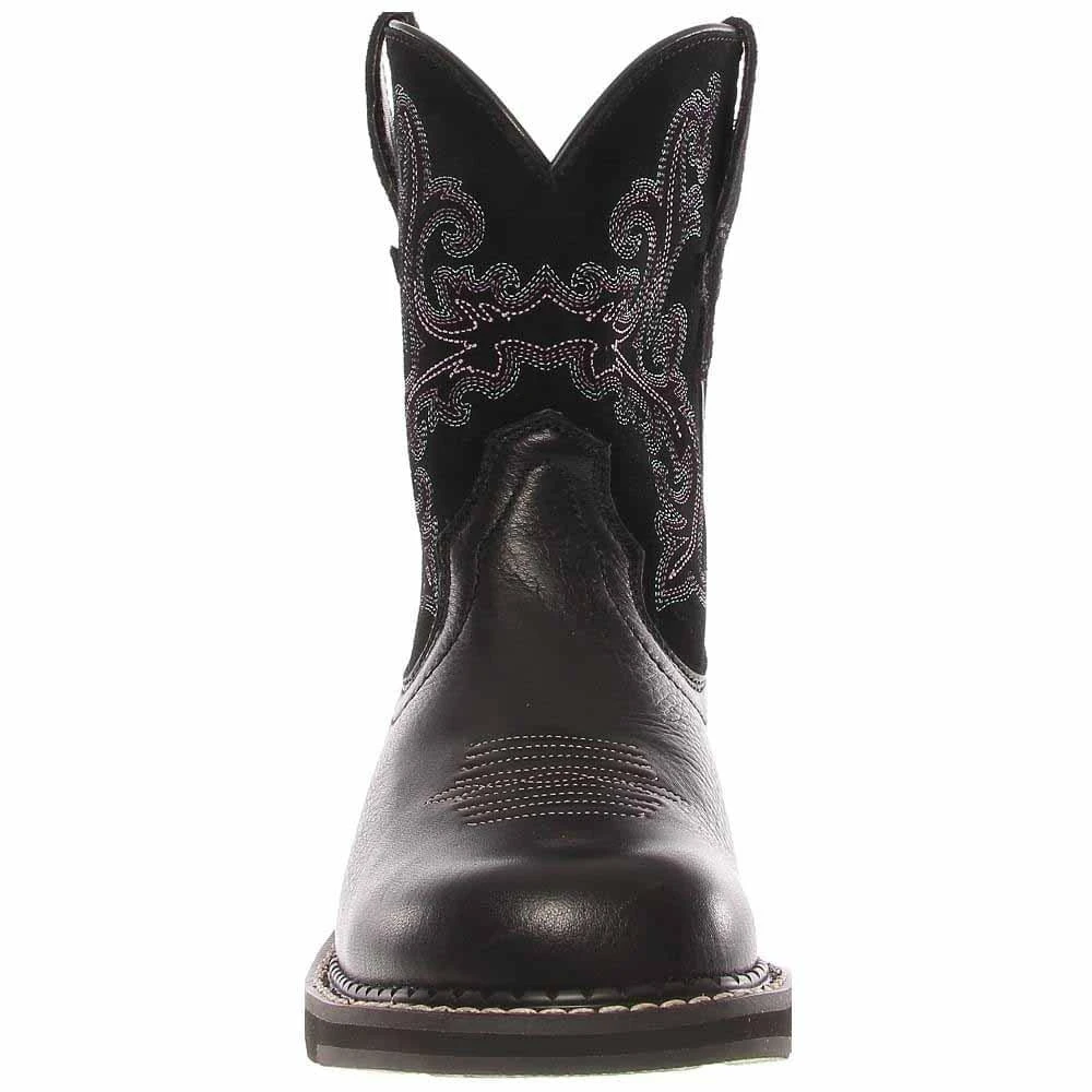 Ariat Fatbaby II Embroidered Round Toe Cowboy Booties 5