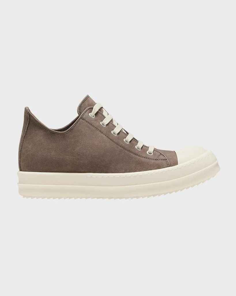 Rick Owens Scarpe Pelle Low-Top Leather Sneakers 1