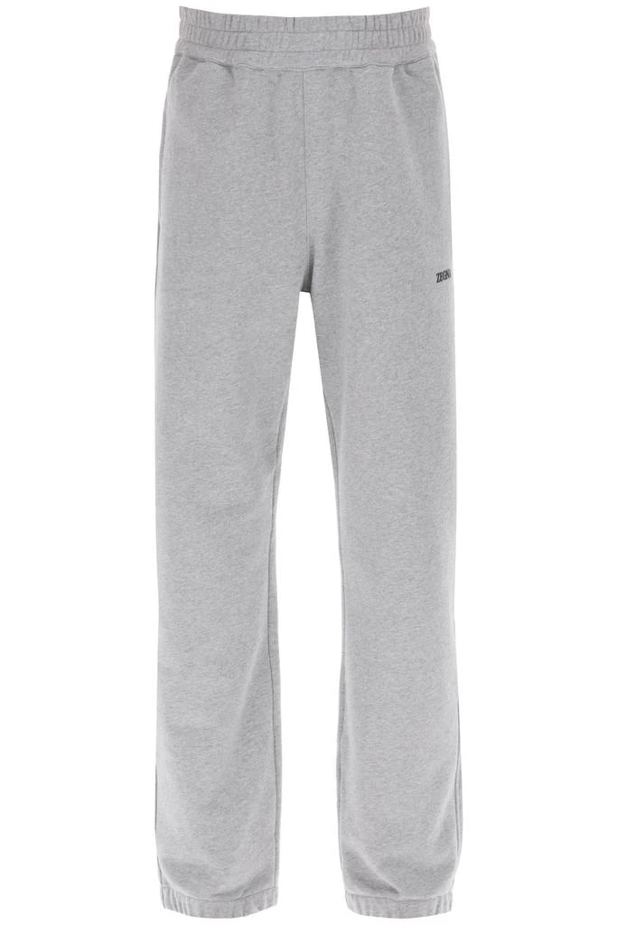 ZEGNA joggers with rubberized logo 1