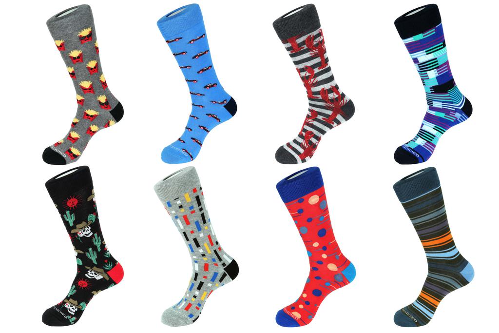Unsimply Stitched CREW SOCK 8 PACK 80005