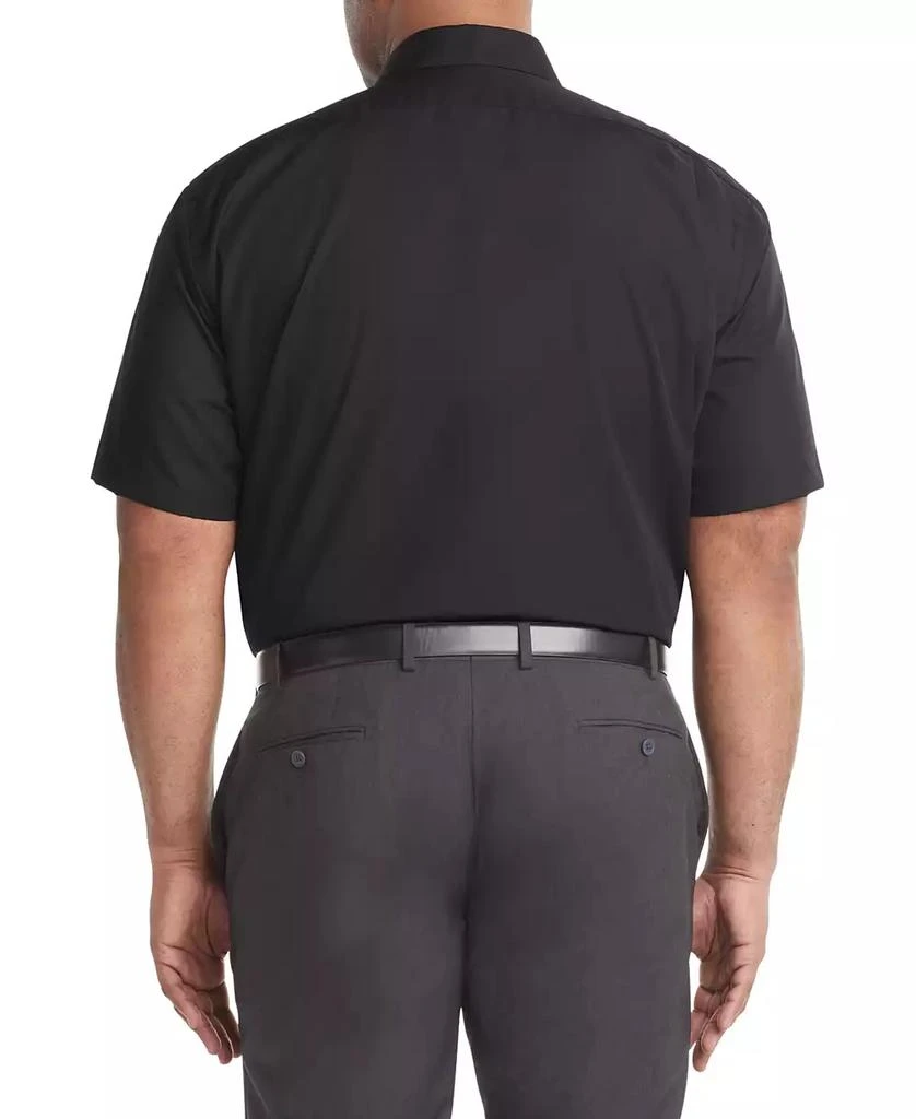 Van Heusen Men's Big & Tall Poplin Short Sleeve Dress Shirt 2