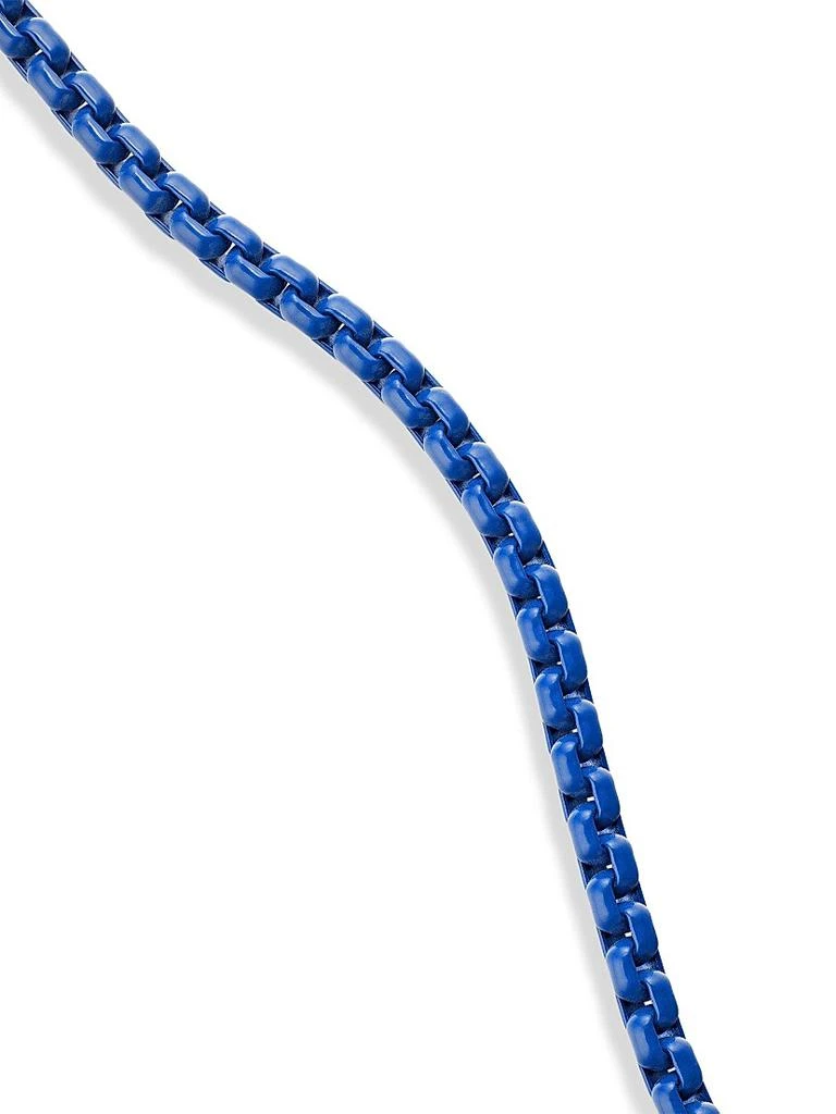 David Yurman Box Chain Necklace in Stainless Steel 4