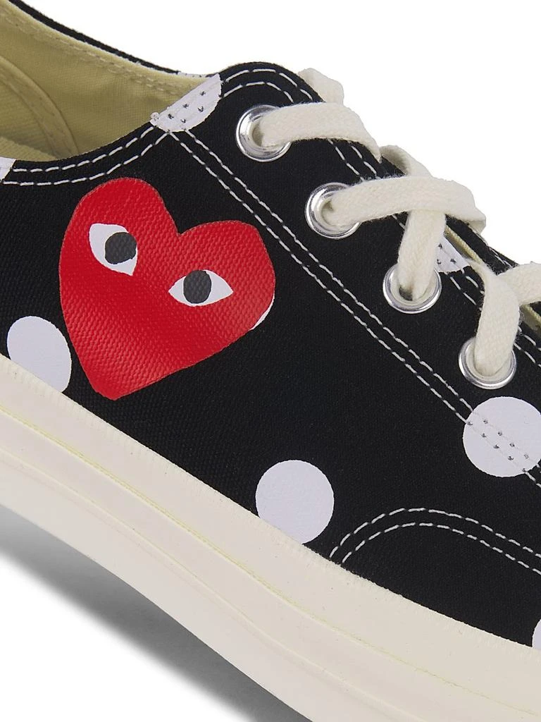 Comme des Garcons CdG PLAY x Converse Men's Chuck Taylor All Star Polka Dot Low-Top Sneakers 6