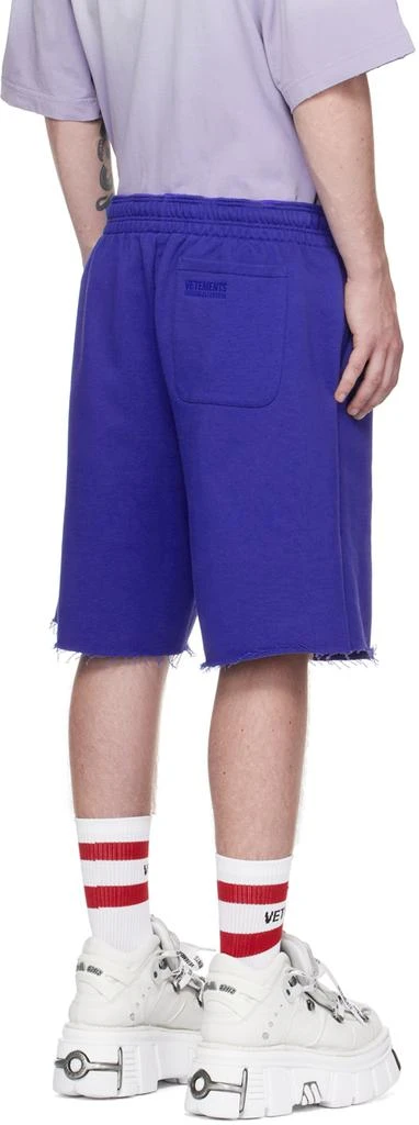Vetements Blue 'Gvasalia For Vetements' Shorts 3