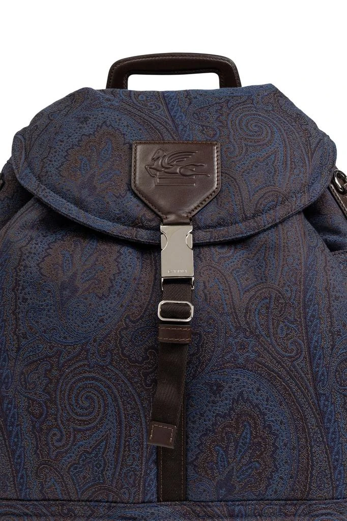 ETRO Etro Pegaso-Motif Drawstring Backpack Backpack 5