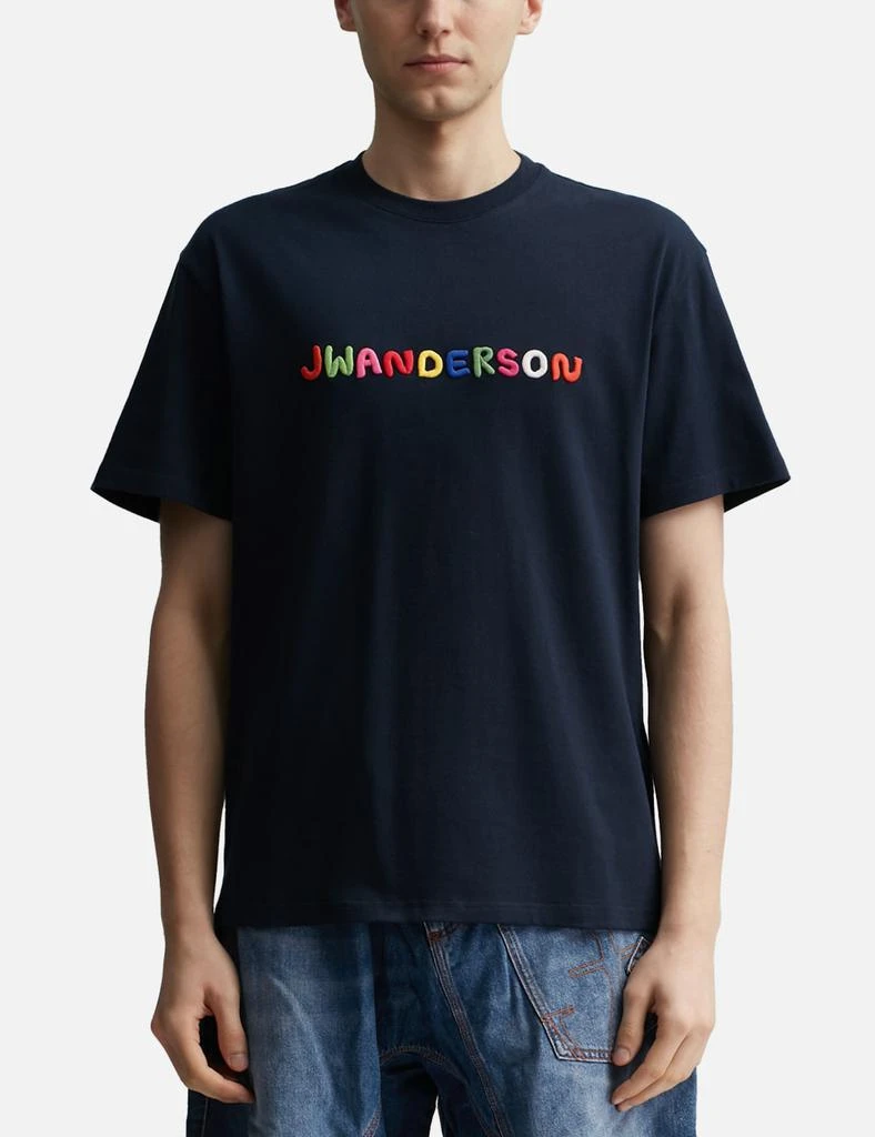 JW Anderson Logo Embroidered T-shirt 3