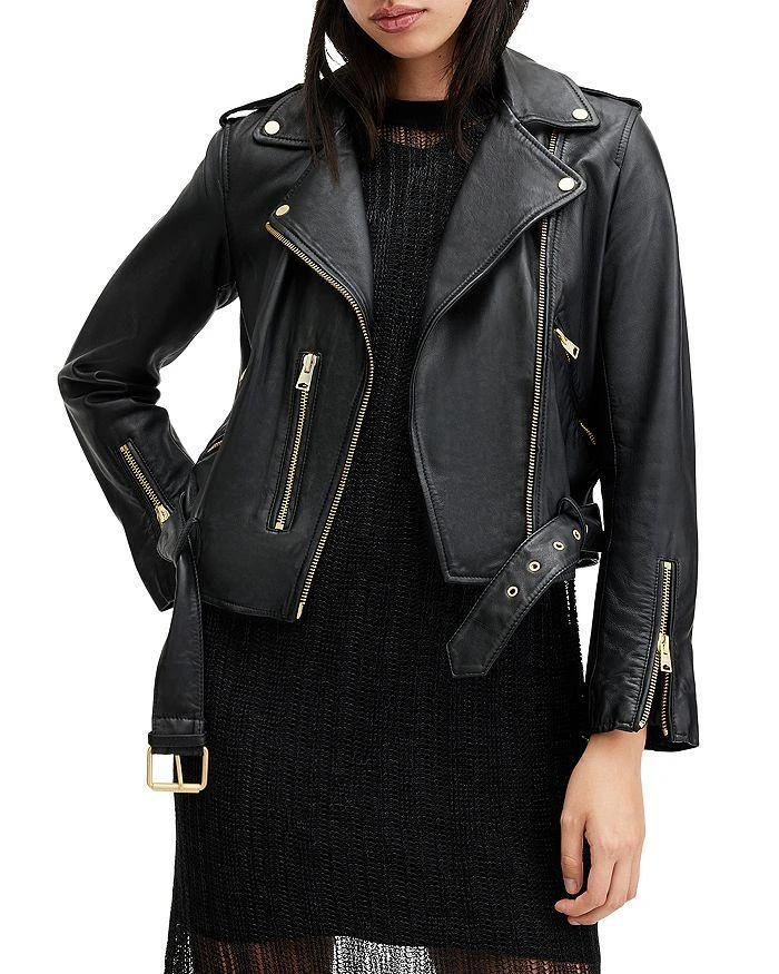 ALL SAINTS Balfern Leather Biker Jacket