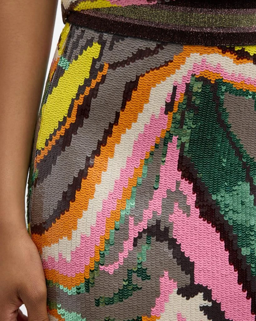 Le Superbe Pop Art Liza Sequined Skirt 5