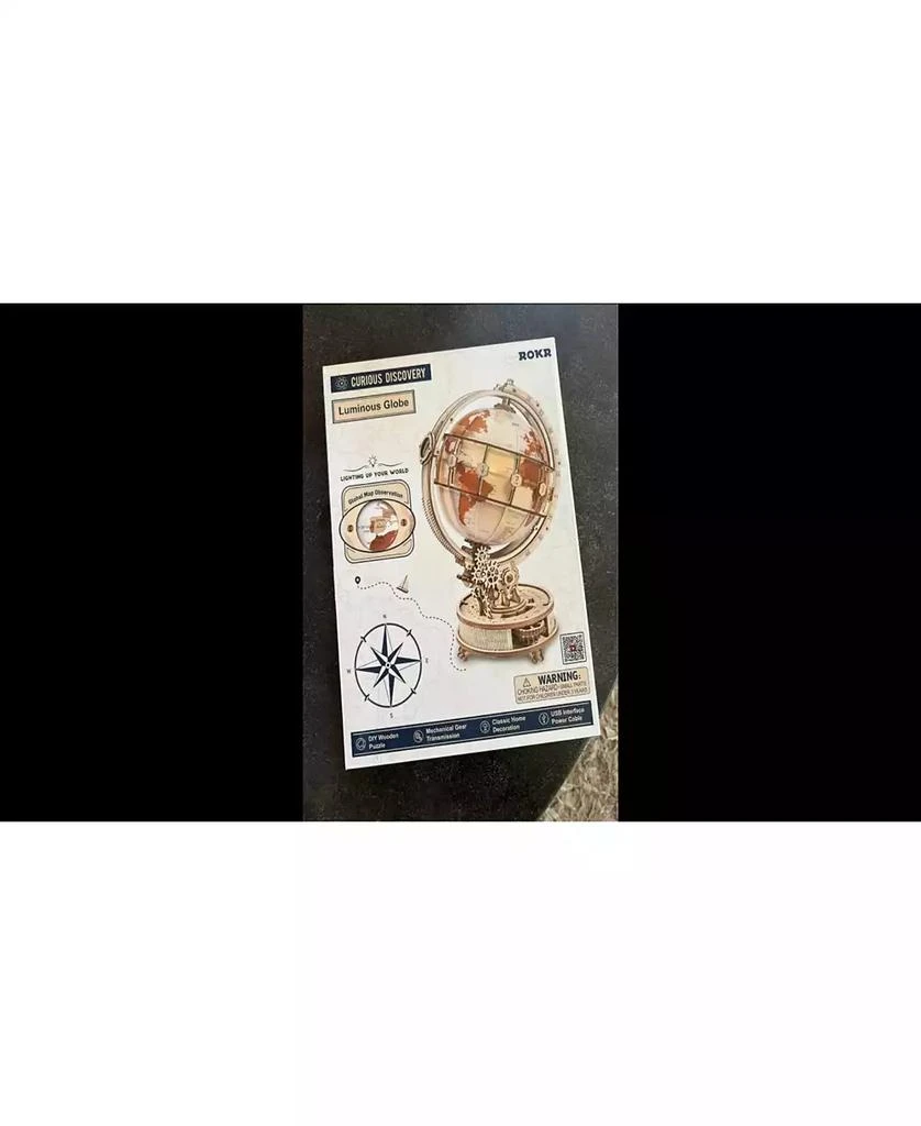 Flash Popup DIY 3D Puzzle -  Luminous Globe 180 Pcs 2