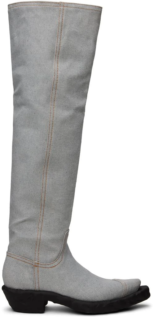 CAMPERLAB Blue Venga Tall Boots 1