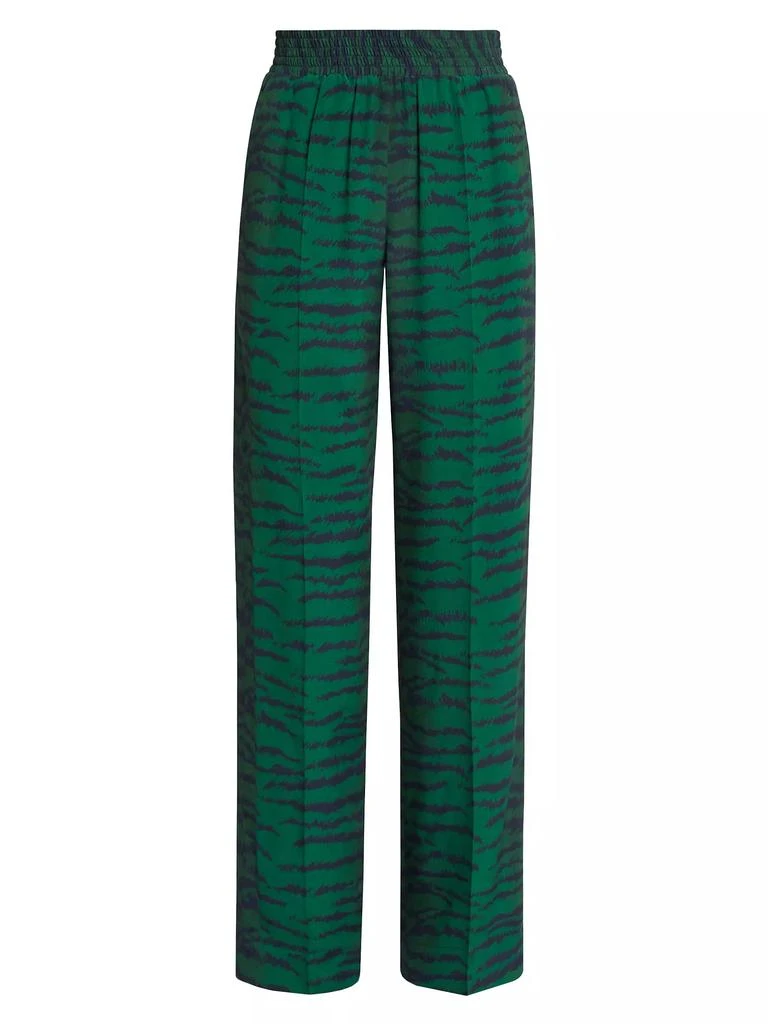 Victoria Beckham Printed Elasticized Trousers 1