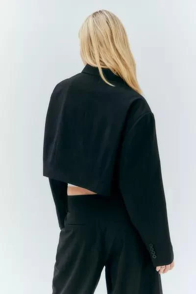 Light Before Dark Light Before Dark Cropped Oversized Blazer 4