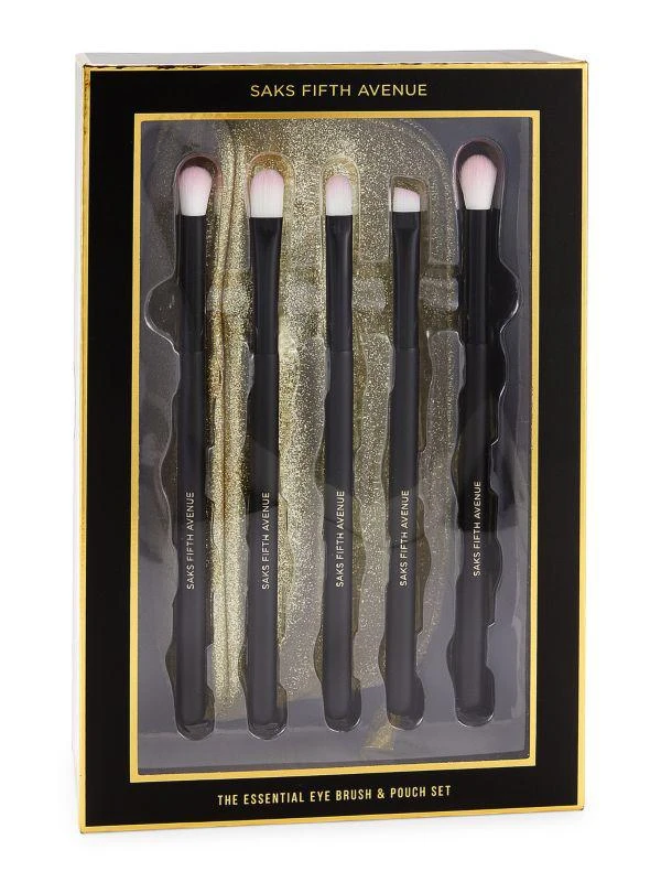 Saks Fifth Avenue The Essential 5-Piece Eye Brush Set 3