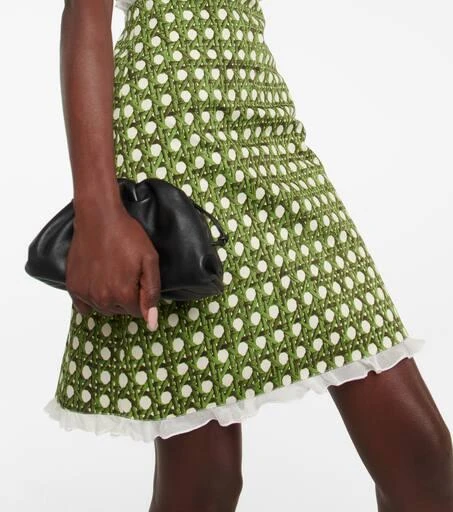 Giambattista Valli Printed gabardine cutout minidress 5