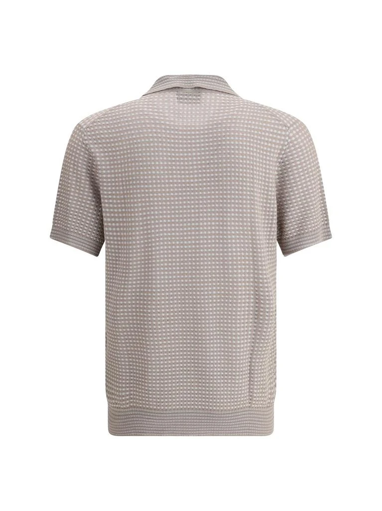 Brioni Brioni Buttonless Short Sleeve Polo Shirt 2