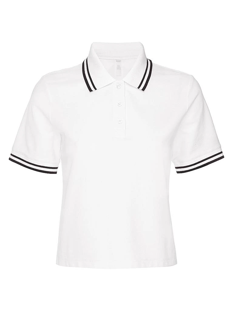 Beyond yoga Country Club Cotton-Blend Polo Shirt 1
