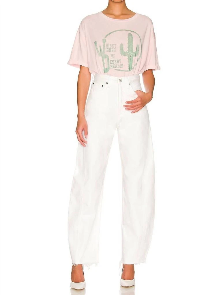 The Laundry Room The Laundry Room - Whiskey Wishes Crop Oversized Tee 4