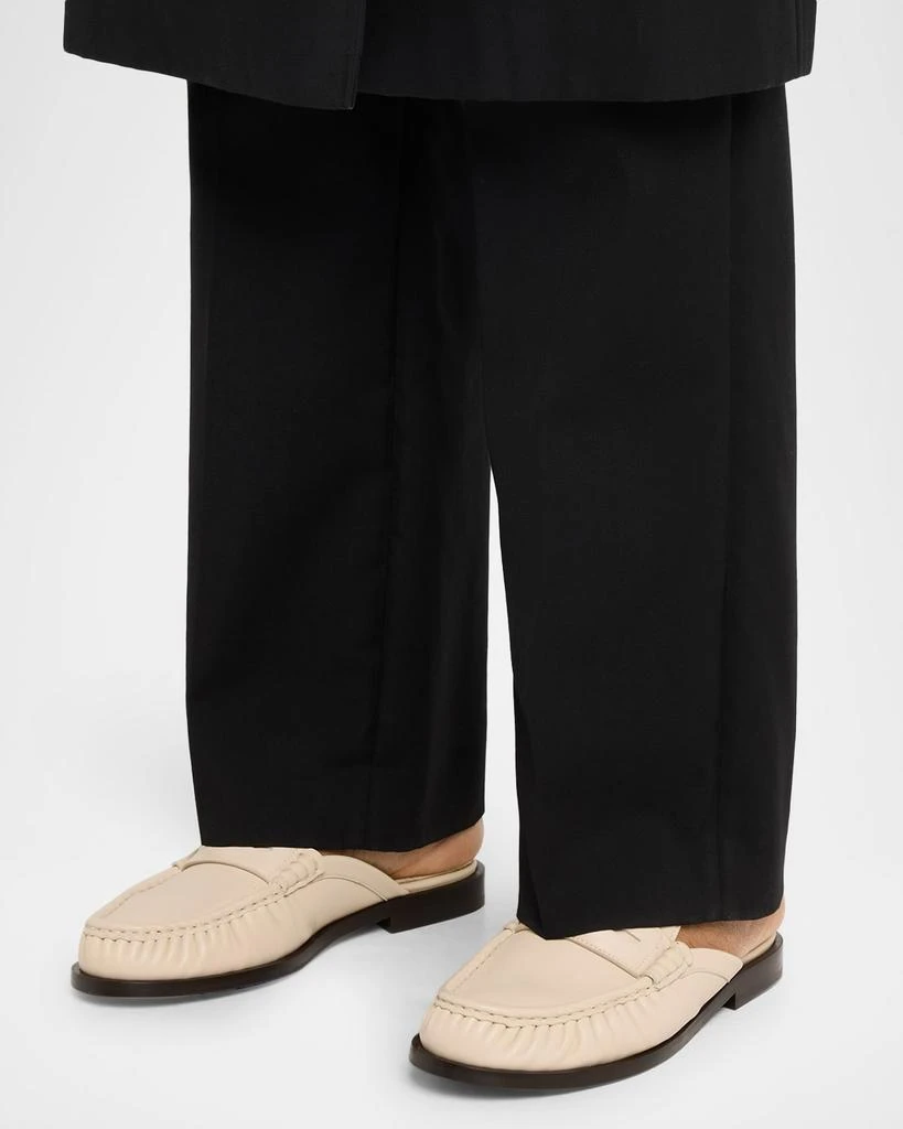 Burberry Cadet Leather Loafer Mules 2