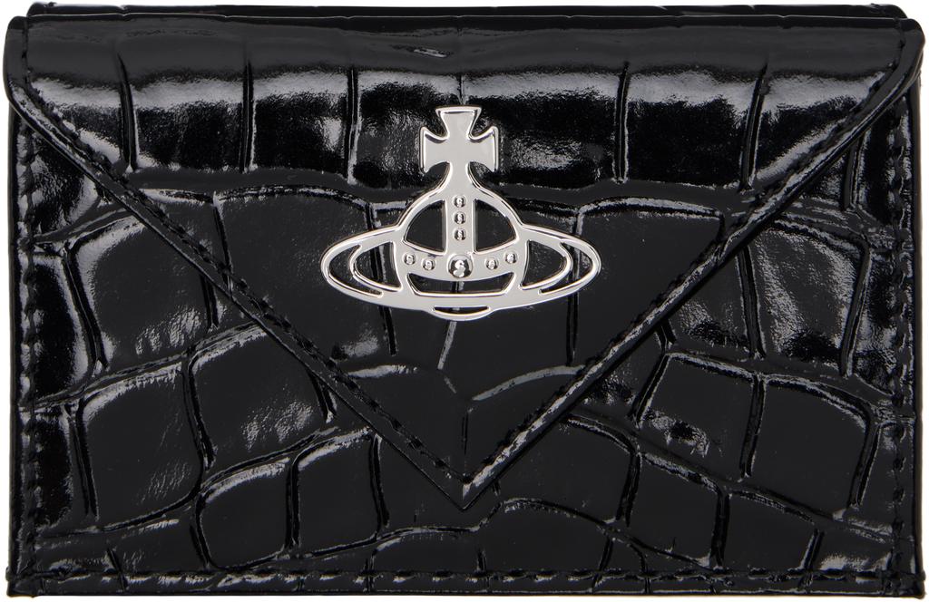 Vivienne Westwood Black Envelope Billfold Wallet
