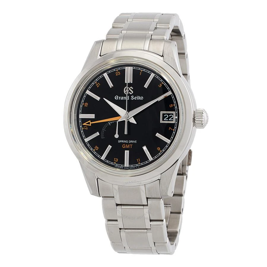 Grand Seiko Elegance GMT Automatic Black Dial Men's Watch SBGE271G 1