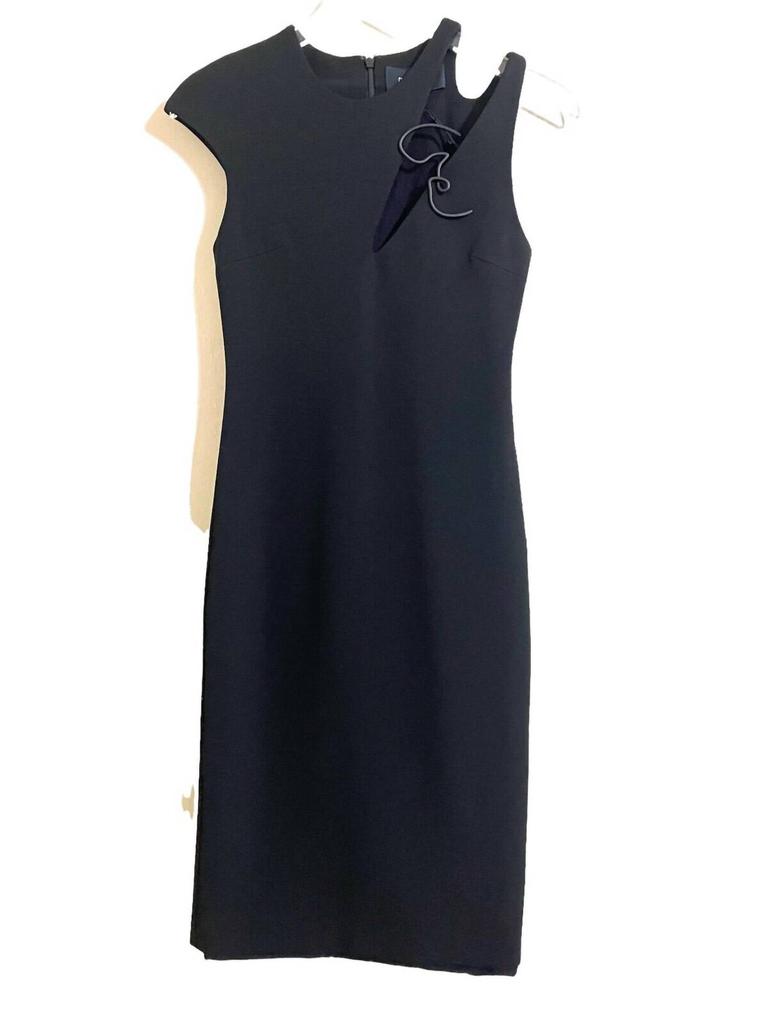 CUSHNIE Cushnie Et Ochs - Cap Sleeve Twist Cutout Pencil Dress