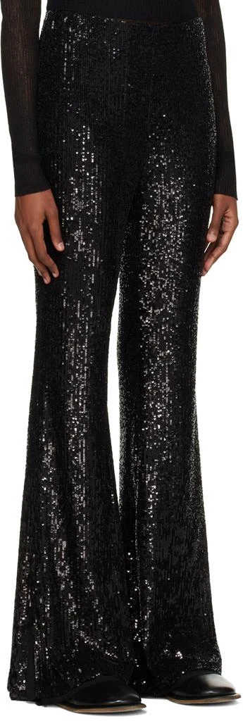 lesugiatelier Black Sequin Leggings 2