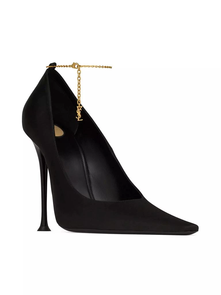 Yves Saint Laurent Régine Pumps in Satin Crepe 2
