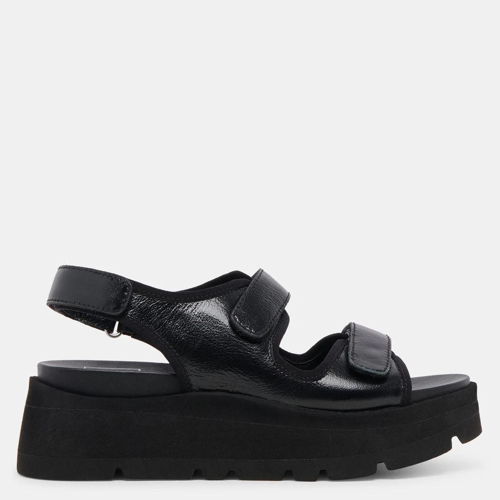 Dolce Vita Dubai Sandals Midnight Crinkle Patent 1