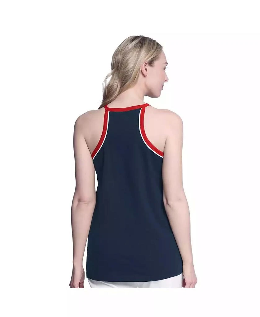 G-III 4Her by Carl Banks Women's Navy Minnesota Twins Curveball Racerback Tank Top 2