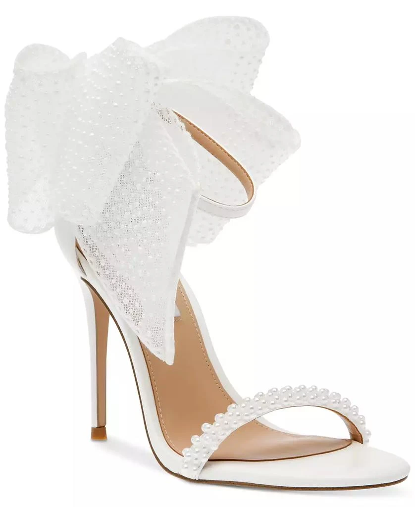 Steve Madden Women's Benni Embellished Bow Dress Sandals 1