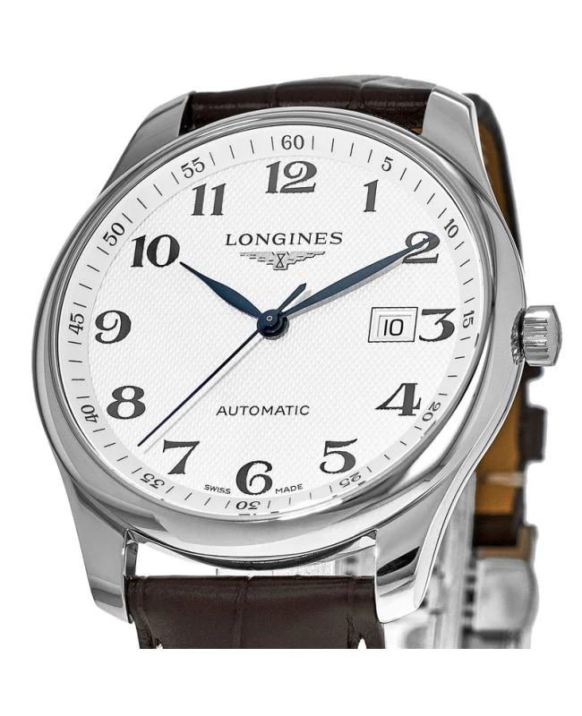 Longines Longines Master Collection Automatic 42mm Silver Dial Brown Leather Men's Watch L2.893.4.78.3 2